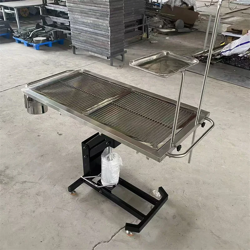 304 Stainless Steel Hydraulic Lifting Constant Temperature Operating Table Pet Cat Dog Animal Hospital Diagnosis Treatment