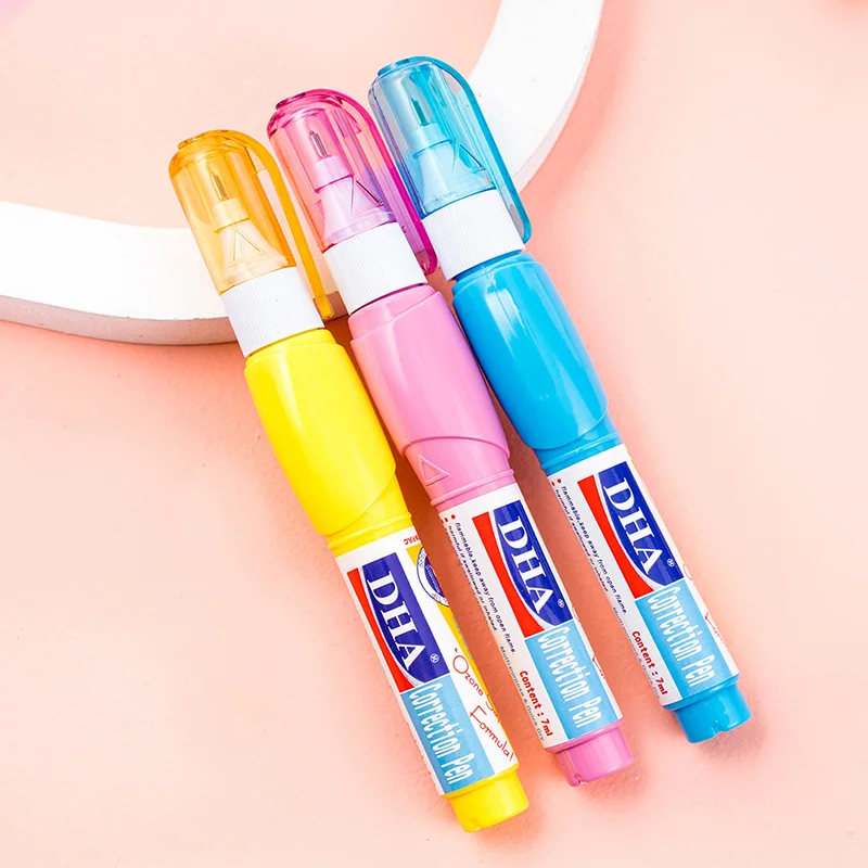 Wholesale High Quality Quick Dry Correction Pen White Ink Correction Fluid With Metal Tip