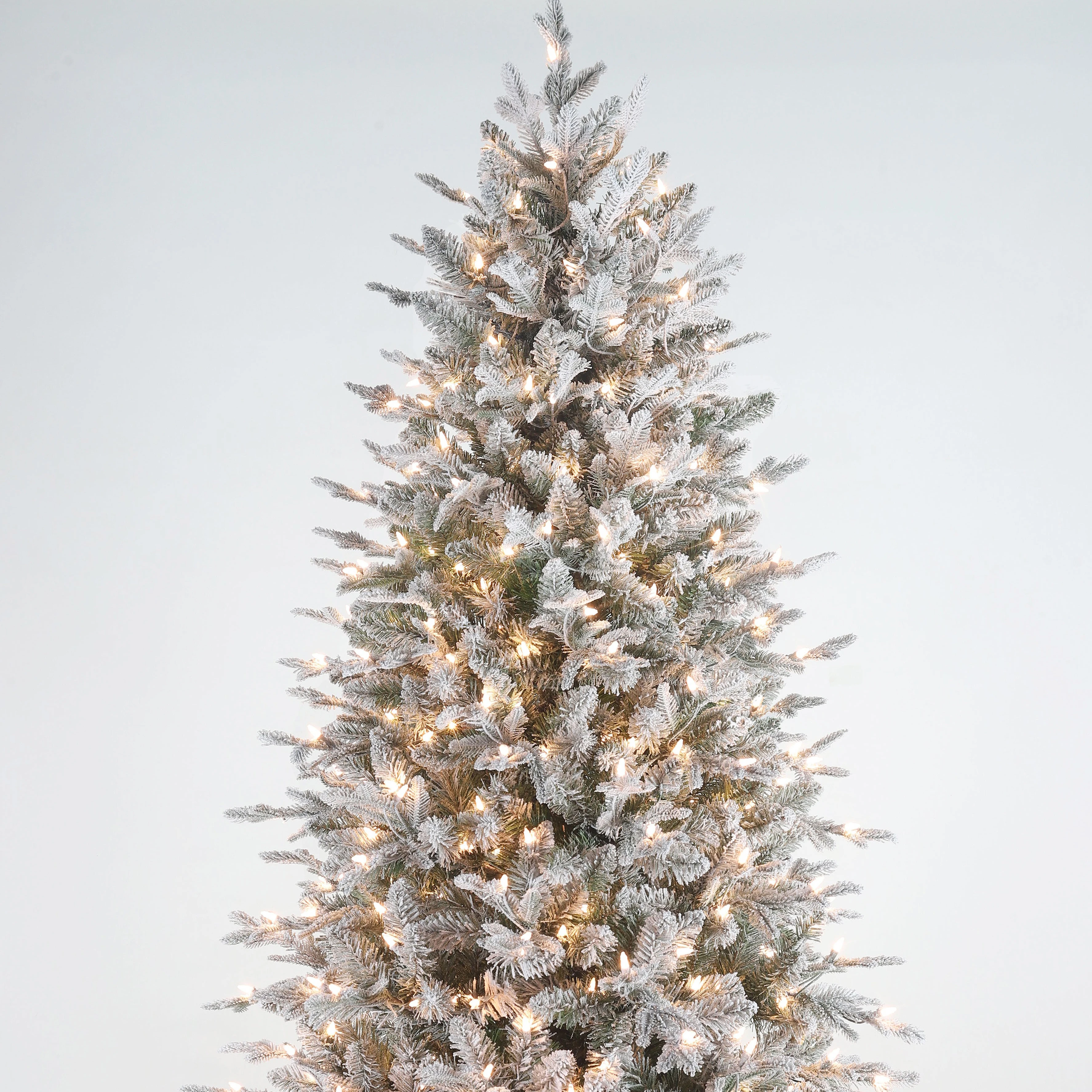 225cm Mixed Leaf Wrapping Lamp Automatic Tree, Crafts Gifts Christmas Tree for Home, Holiday,Party Decor