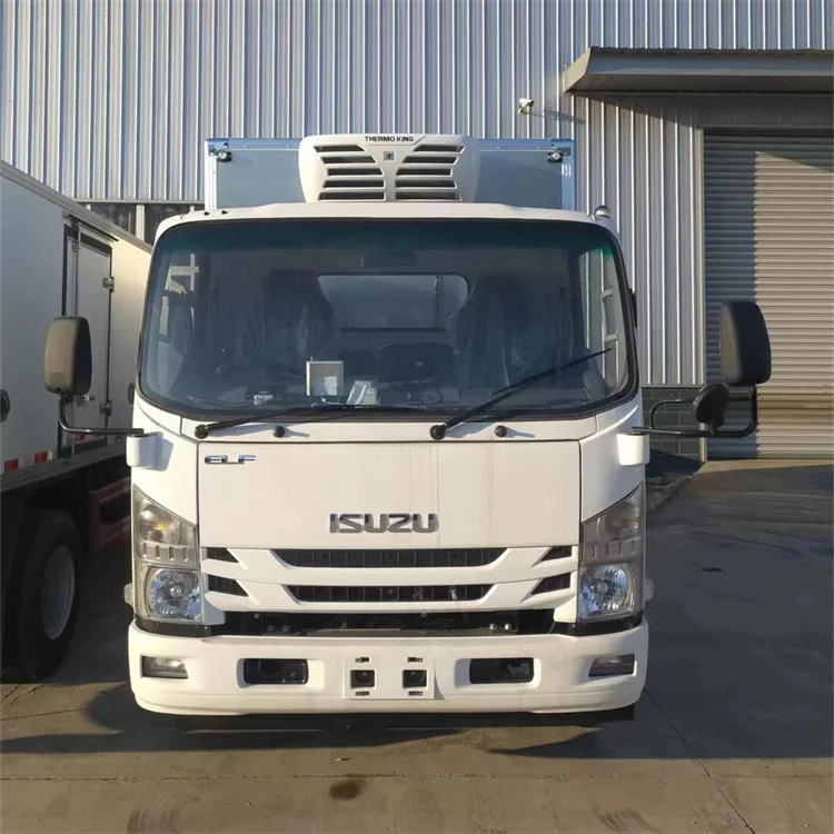 Customizable  new design ISUZU 4M Stainless steel  refrigerated truck refrigerator car cold box truck freezer truck chill car
