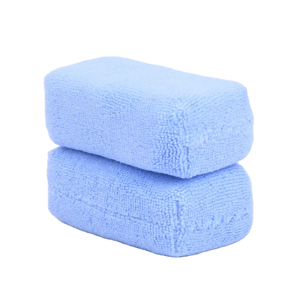 Non - scratch sponge scourer car cleaning sponge microfiber car wash sponge