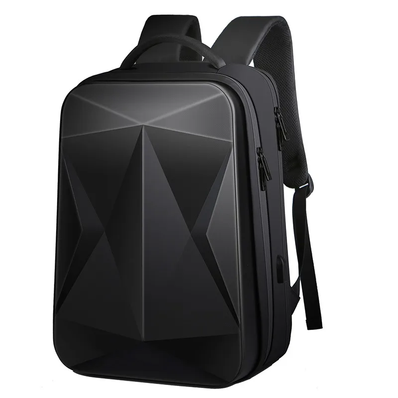 Factory Custom Oem Odm Service Geometric 3D Waterproof Material 3 Ways Usage 15.6 Inch Laptop Bag Backpacks For Men