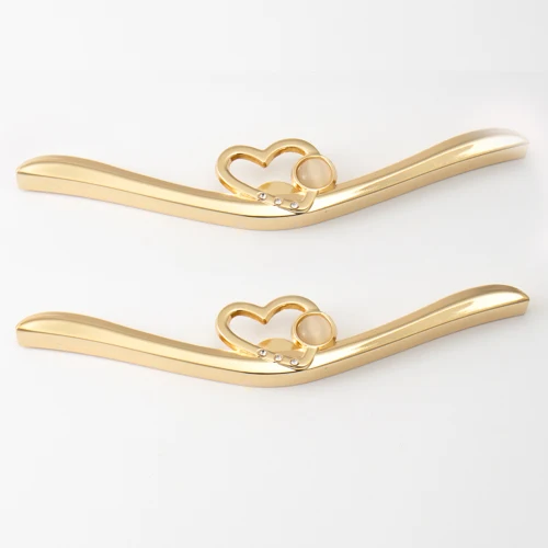 High quality metal bag corner hardware metal handle for ladies bag