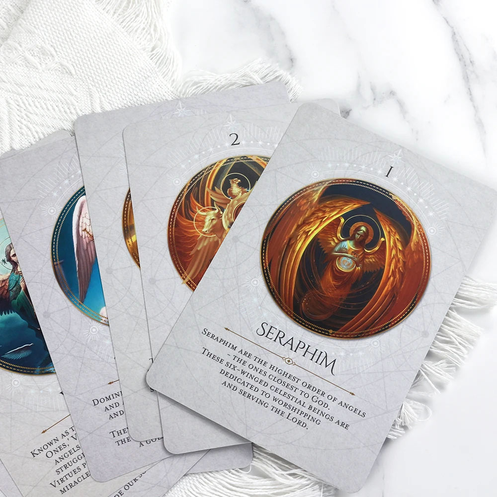 High quality customised printable paper tarot playing cards set trading printing games card deck tarot cards