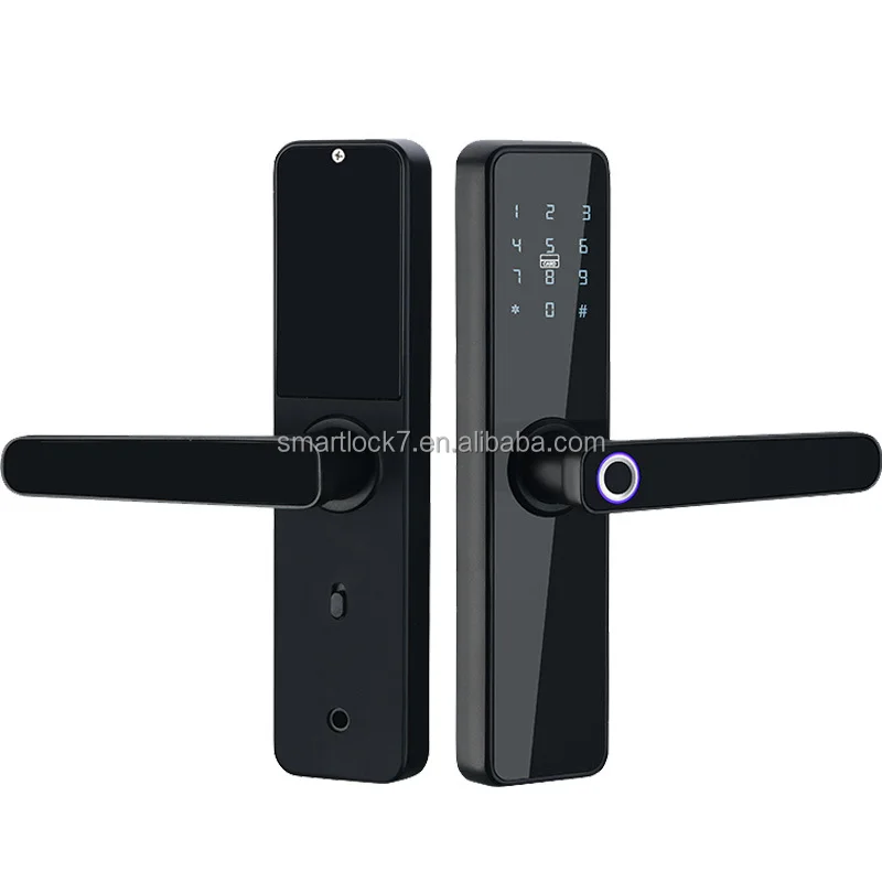 Умный дверной замок n100 со сканером отпечатков пальцев