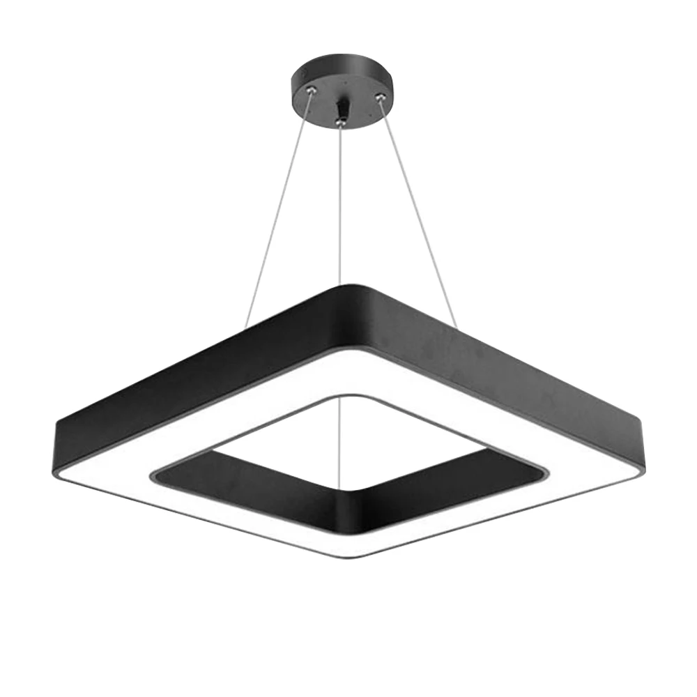 Square Black/White Frame Optional 3CCT Selectable 400*70mm 24W Ceiling LED Pendant Light