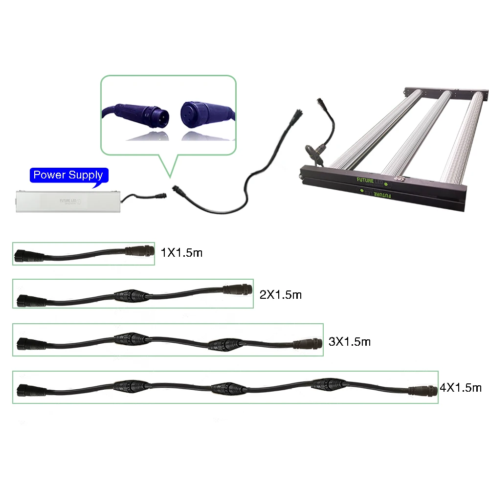 Top selling aluminum frame veg bloom switch led grow light