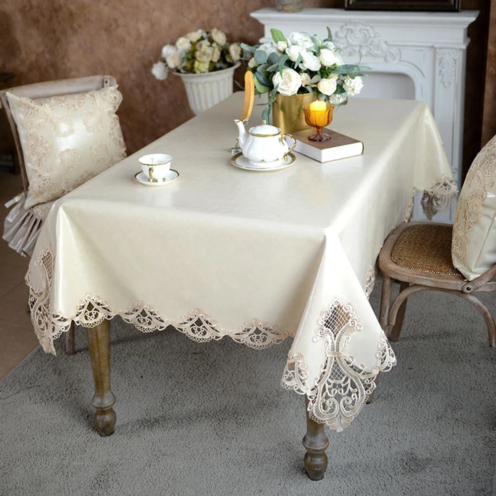 Brand new Cheap Waterproof Tablecloth cotton fabric Table Cloth with good quality