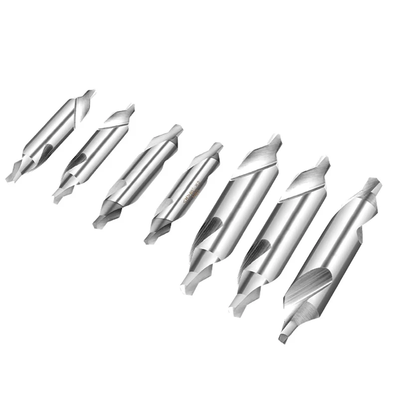 Wholesale Center Drill Fully Ground Spiral Flute Stainless Steel drilling filler center hss drill machine tool OEM CNC