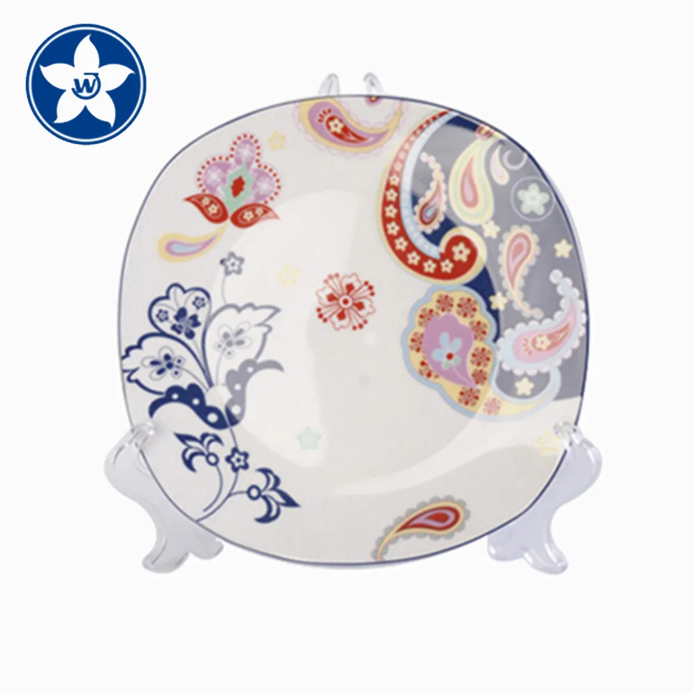 OEM Welcome Ceramic Tableware Round Ceramic Soup Plates for Homeware