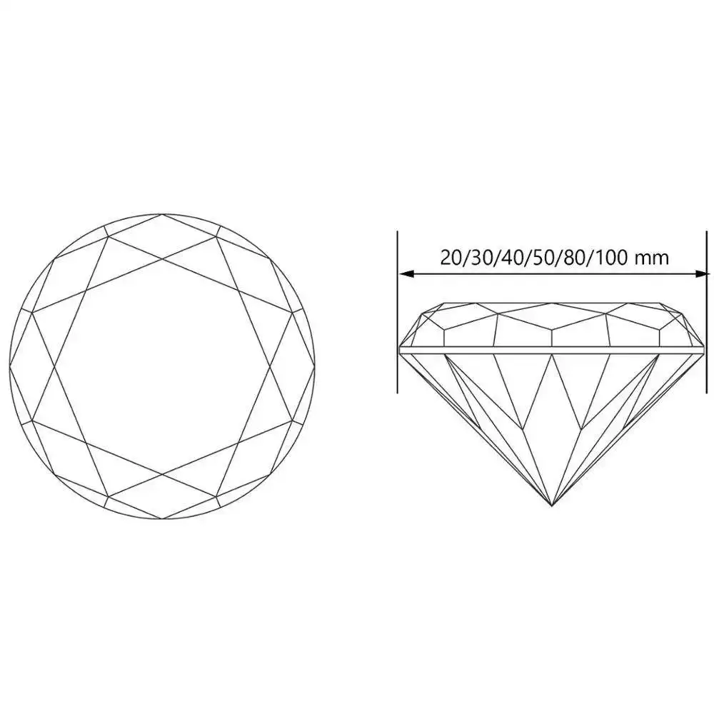 Honor of crystal K9 Glass Diamond Paperweight For Wedding Gifts For Home Decoration And Souvenir Gift