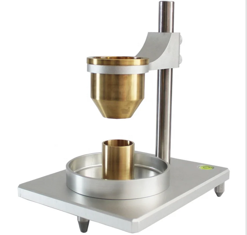 Brass Funnel Fluidity Tester Hall Flowability Tester /Funnel Fluidity Tester Manufacturer