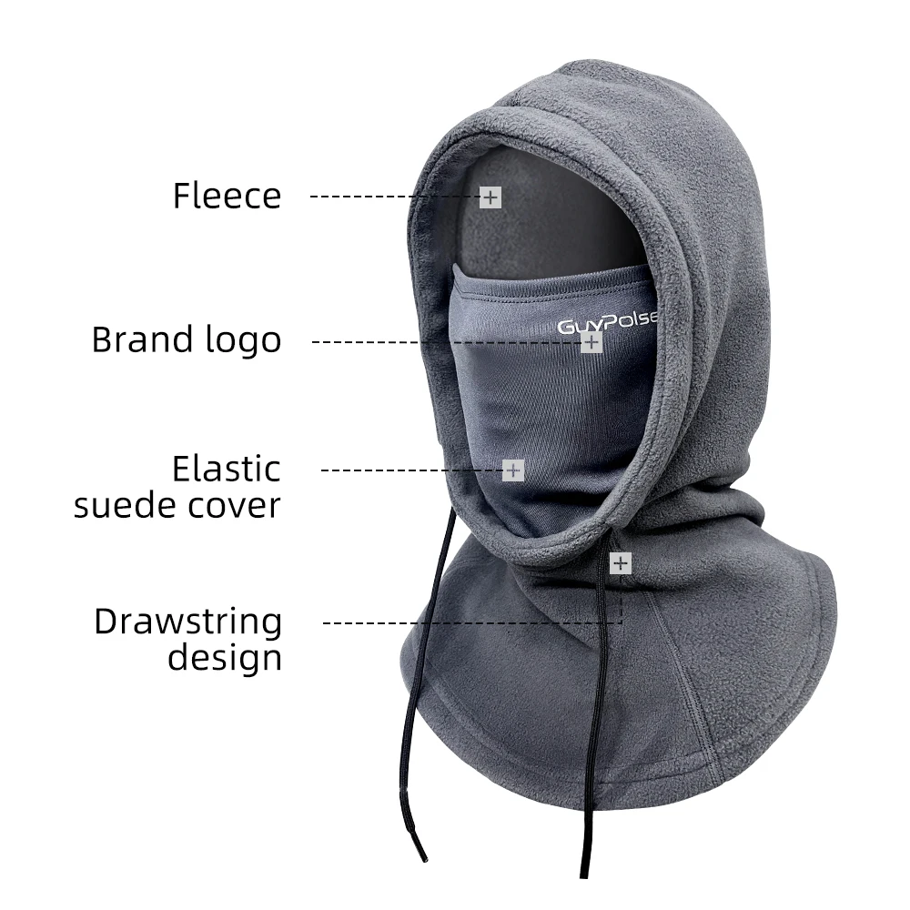 Wholesale Custom Outdoor Winter Cycling Motorcycle Multifunctional Windproof Full Face Cover Hat Fleece Warm Balaclava Ski Mask