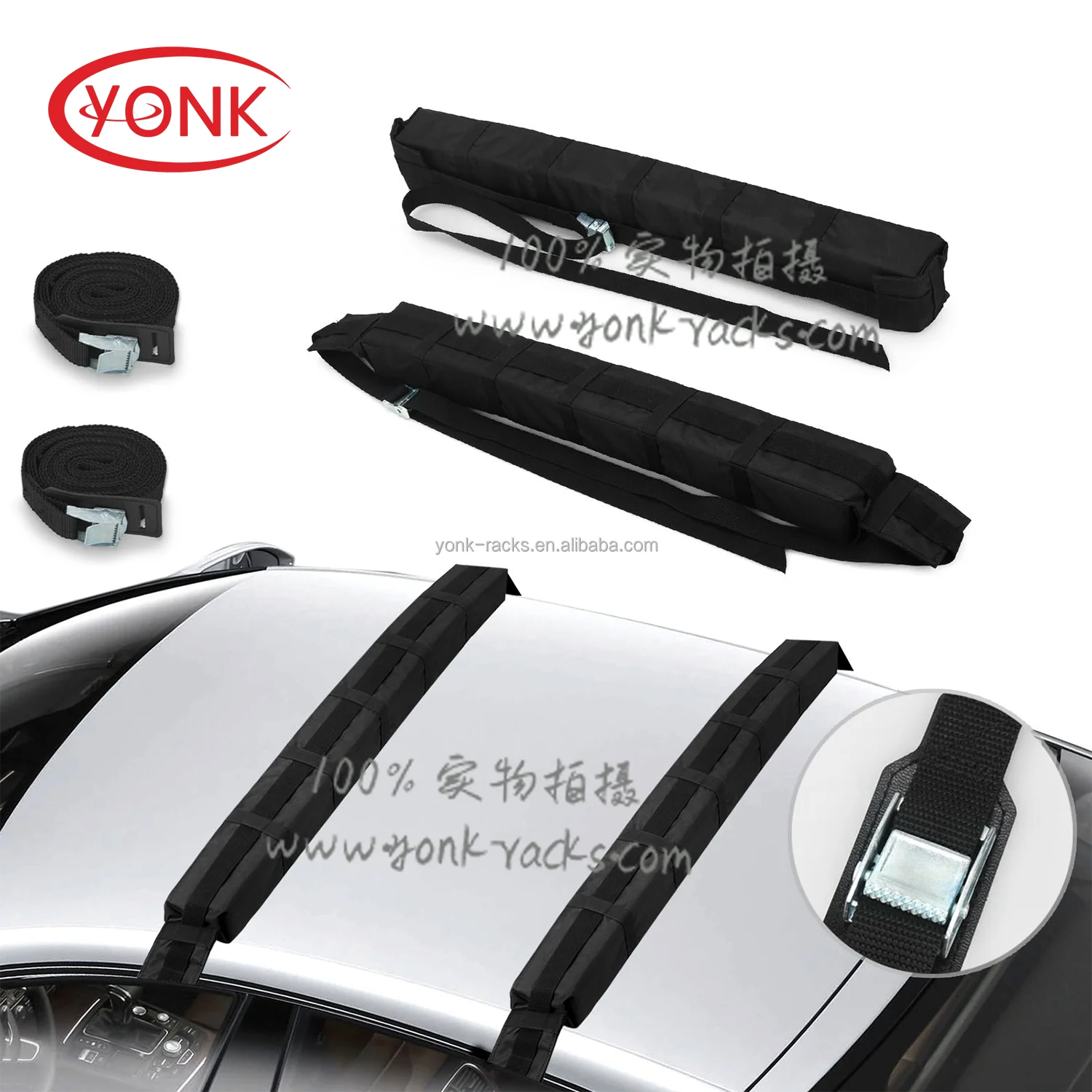 Yonk SUV Roof Rack Luggage Carrier Kayak Soft Car Top Roof Rack