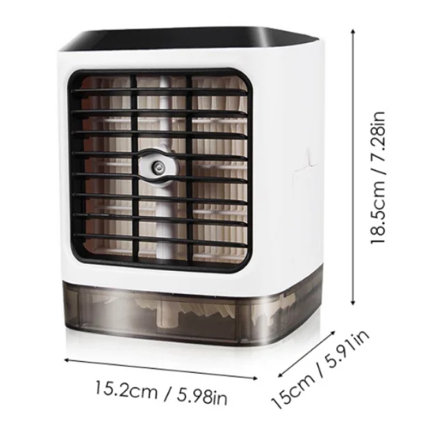 3 Gear Speed Office Air Purifier Fans Cooler Air Conditioner Fan Rechargeable Air Cooler