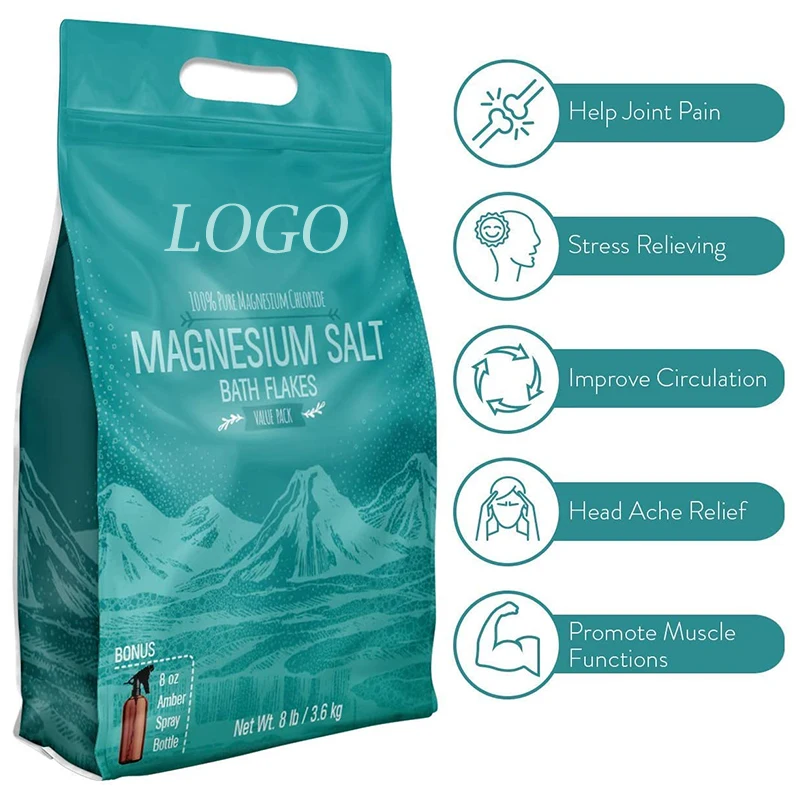 Pure Original Ingredients Food Grade Magnesium Mineral Flake Epsom Salt