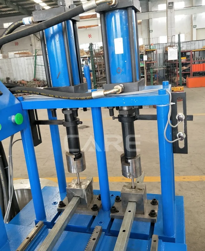 PH-125CNC Automatic hydraulic square pipe hole punching machine with servo feeding