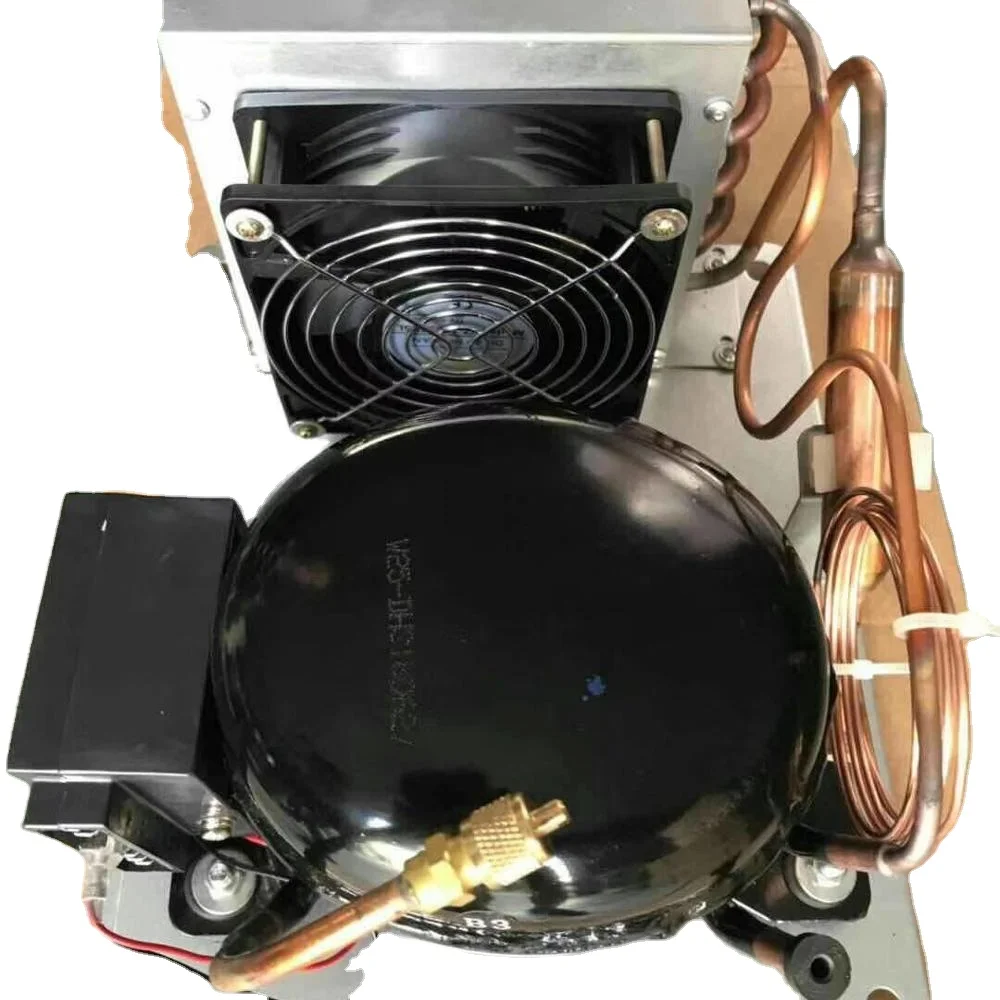 1/3 HP R404A 110V Small Refrigeration Compressor condensing Unit For Showcase