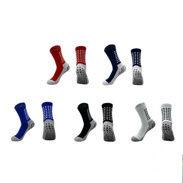 wholesale thick sports socks football anti slip socks