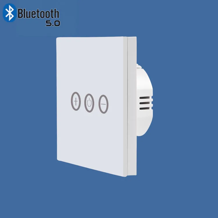touch wall smart life app control zigbee 30 triac power touch dimmer switch 230v 50hz black glass