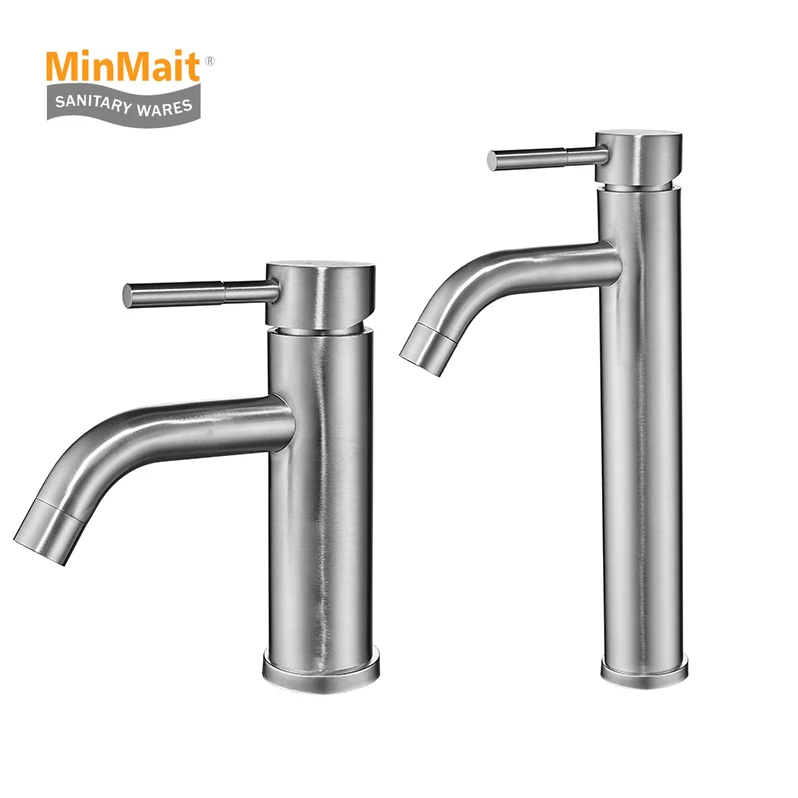 2025 Stainless Steel 304 Single Handle Tap One Hole Waterfall Mixer Sinks Face Wash Basin Faucet Bathroom Taps