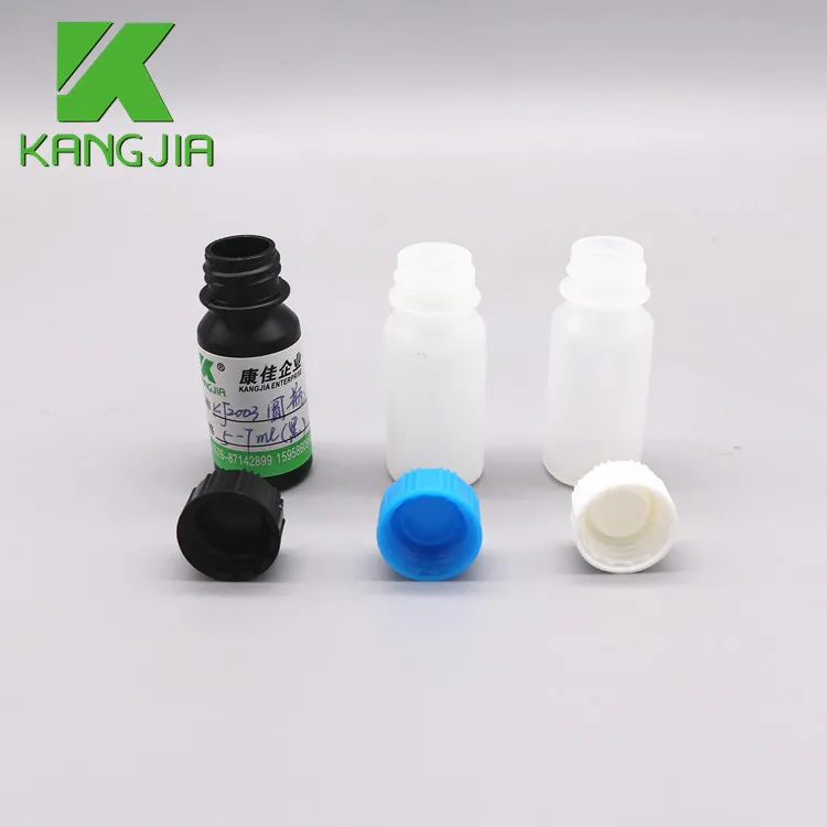 High quality Plastic Reagent Bottle 5-7 ML Round Bottle HDPE Small Capacity IVD Factory Direct Supply Chemical Vials Lab Grade