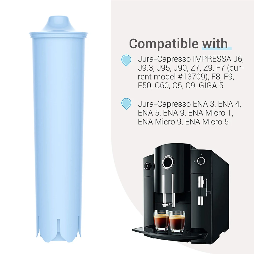 Makes coffee taste better unique structure Juar Capress o Clearyl Blue  71445 67879 ENA3ENA4 ENA5 J6 J95Auto-Coffee water filter