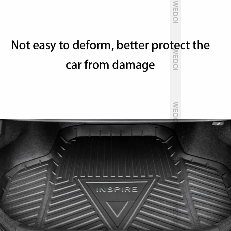 OEM Custom TPE General Front Rear Set Black Floor Carpet Mat 7 Seats 3PCS Dust Truck For 2006 - 2023 Chevrolet Captiva Car Mats