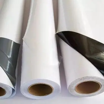 Basic Vinyl Reverse Sticker Printing With Black Glue Use On Car And Bus for Advertising