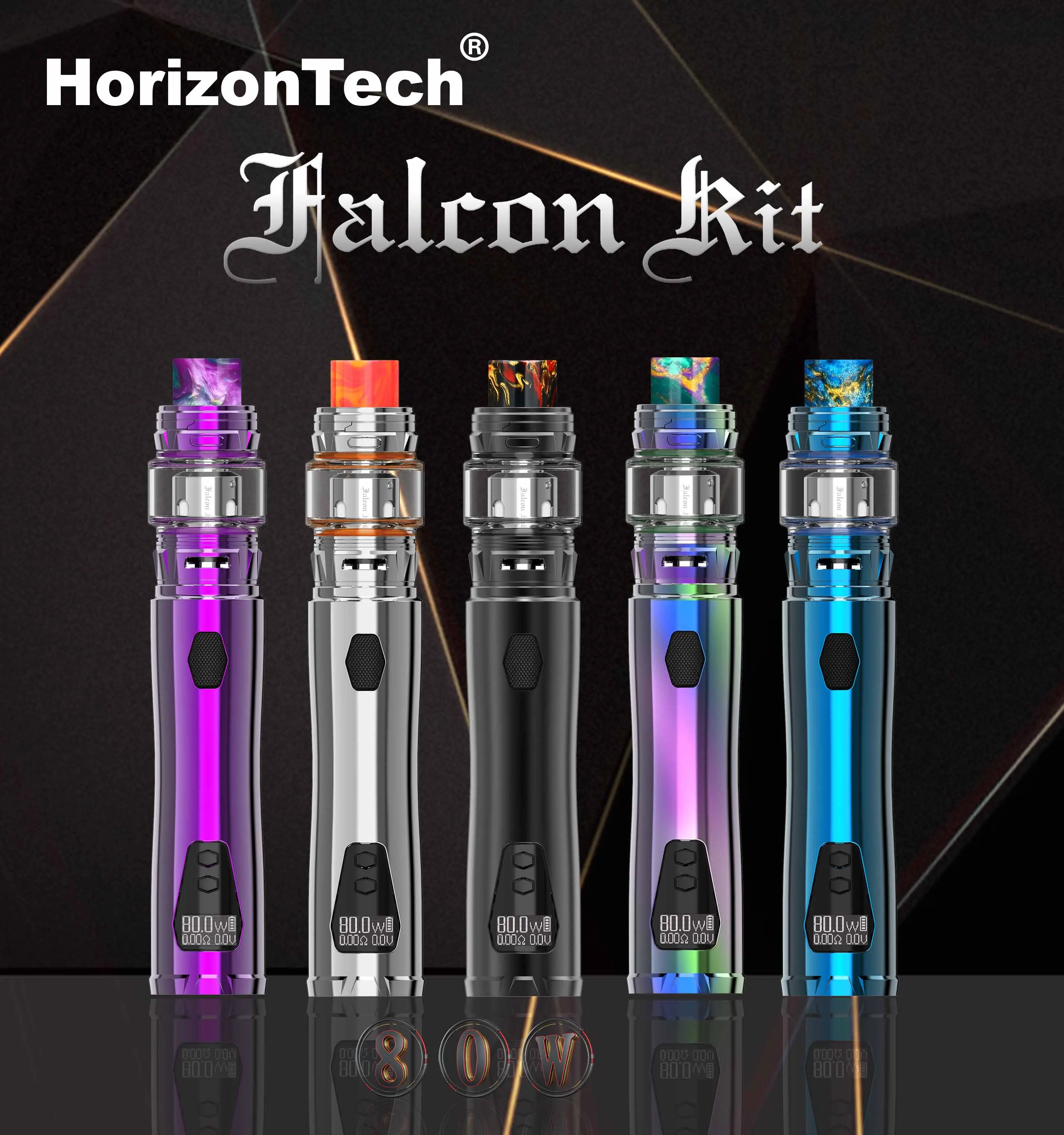 
HorizonTech Falcon Kit with 18650 lithium battery and 6&7ml liquid capacity 