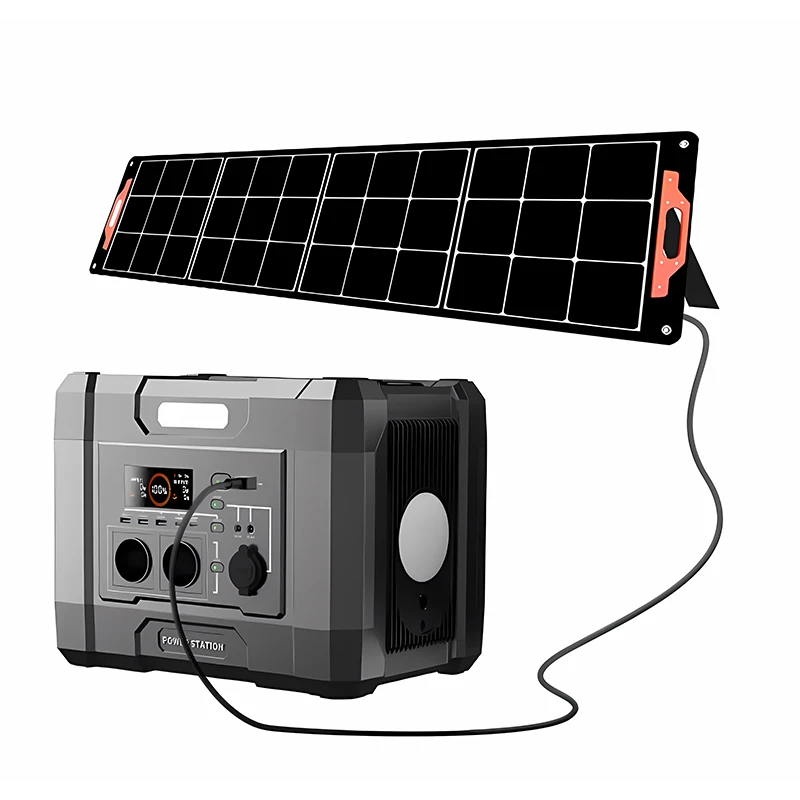 Популярные BPS-1000Q 1030.4Wh Двусторонняя быстрая зарядка портативные солнечные панели автомобильные аккумуляторы Беспроводная