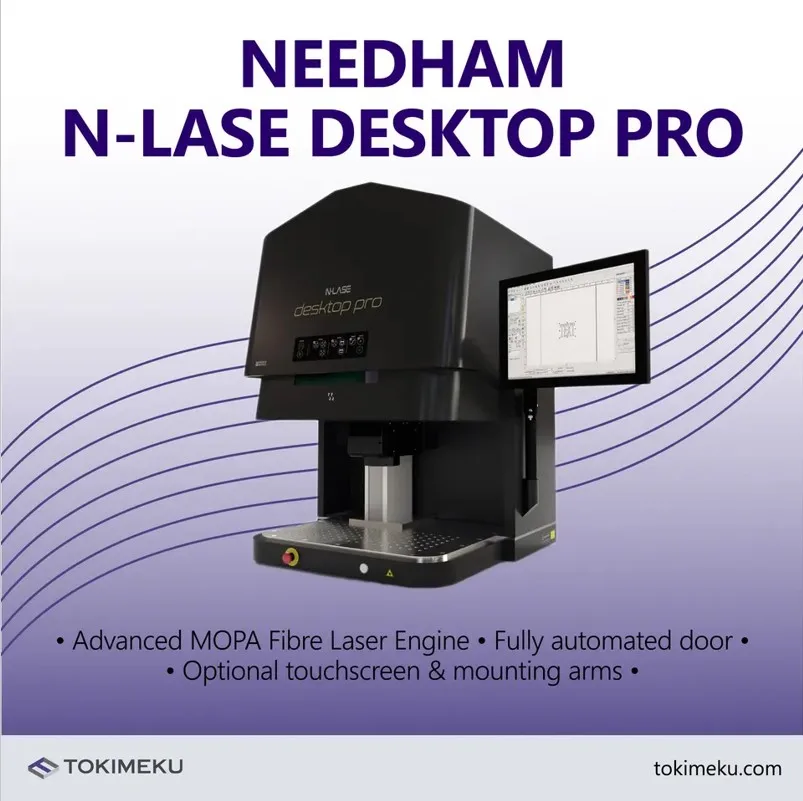 Engraving Machine Fiber Laser Stainless Steel Machine N-Lase Desktop Pro UK Brand focal height Laser Marking Etching