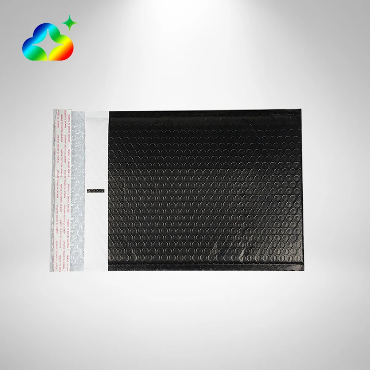 Custom Size 6x10 Black Bubble Mailer Air Padded Envelopes Biodegradable Shipping Bags For Express Delivery