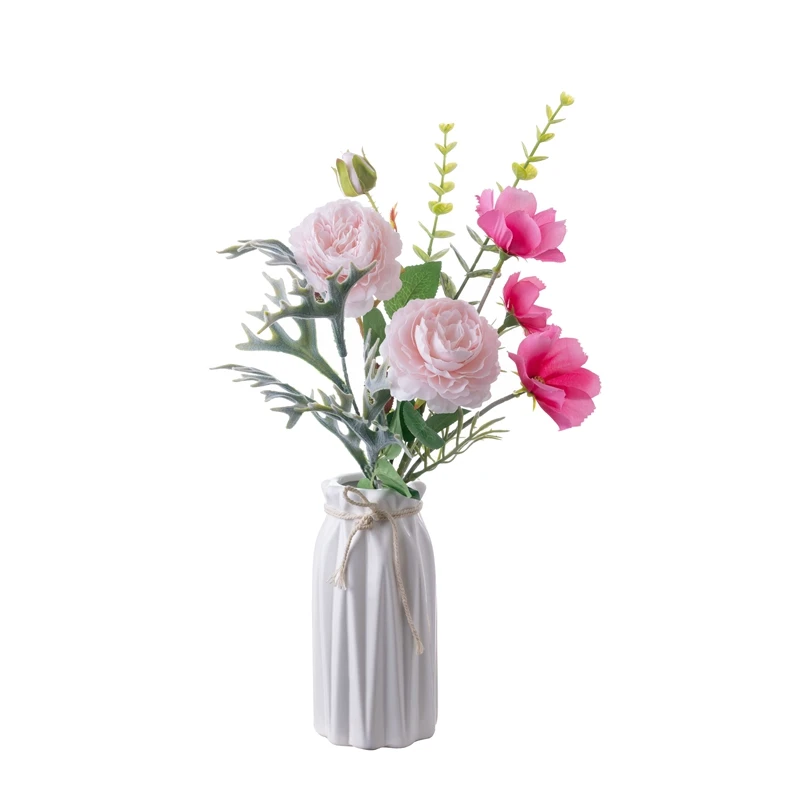 CF02036 Высококачественный искусственный шелк пион Gesang пластиковый зеленый цветок букет для свадебного сценического декора