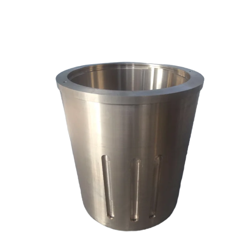 Mechanical Equipment Sliding Parts Wear Resistance Cylindrical Copper Sleeve