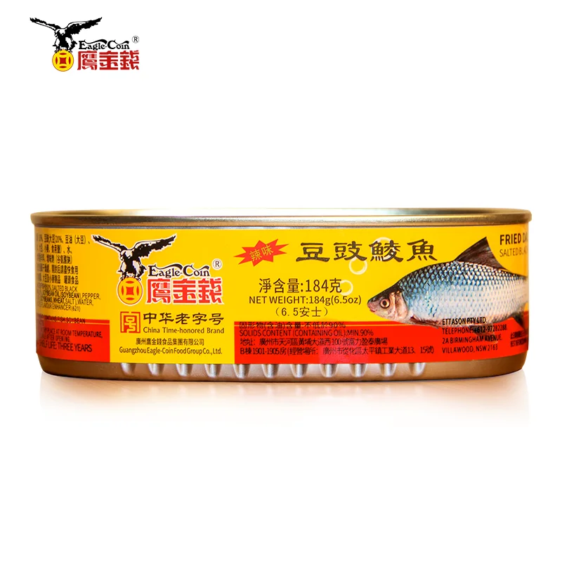 184g Delicious Small Tin fish suppliers cheaper Fried Dace canned dace fish Easy carry Fried Dace fish cans