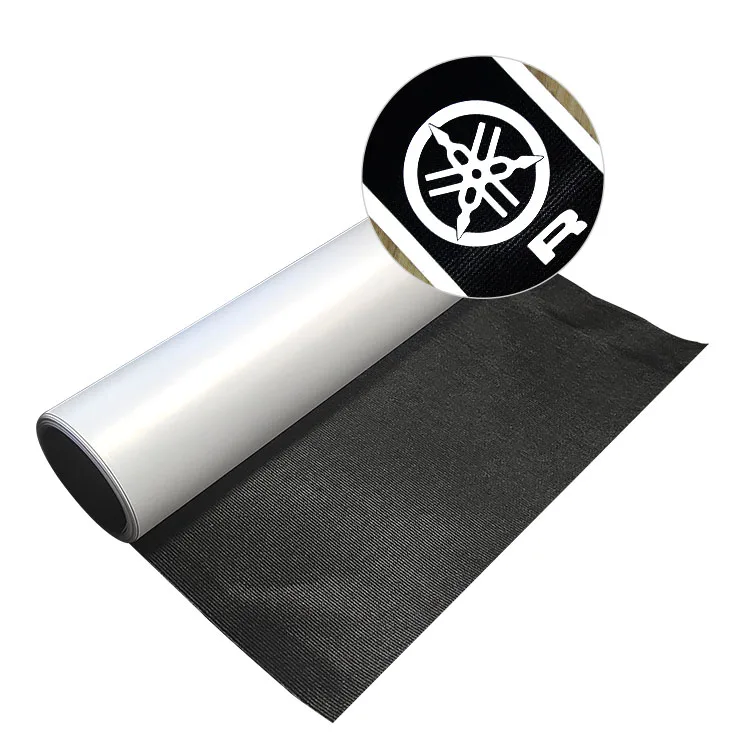 Customized Black Color Microfiber 3D Tatami Construction Fabric For Flocking Patches And Badges Fabric