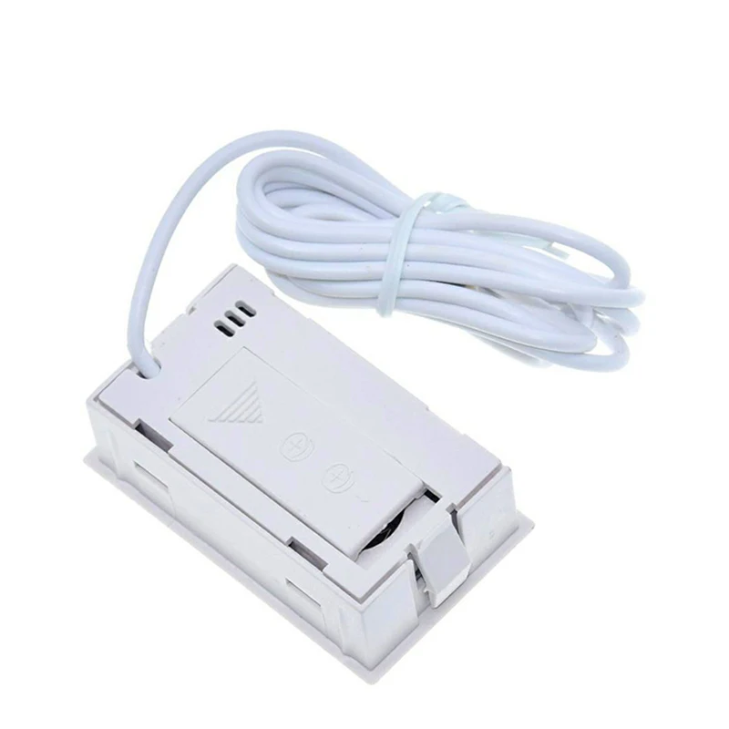 -50 to 110 Small 1M Probe Instrument Digital Thermometer Mini Embedded LCD Display for Fridges Freezers Coolers Aquarium Chiller