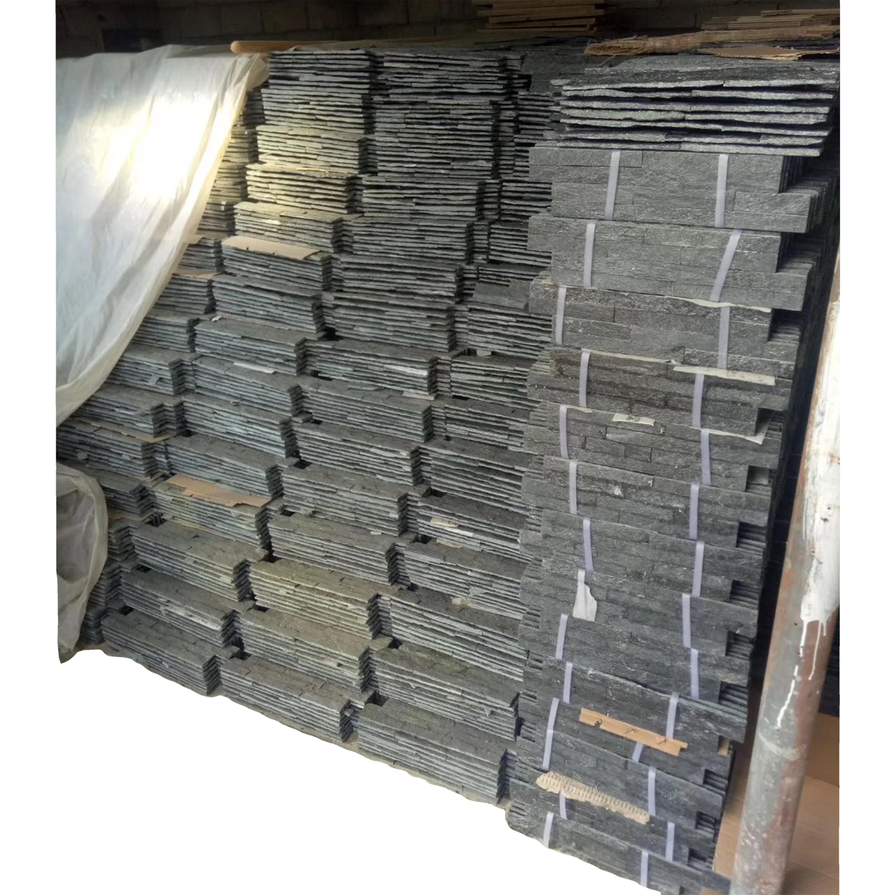 Китайский натуральный популярный черный шифер лучшего качества