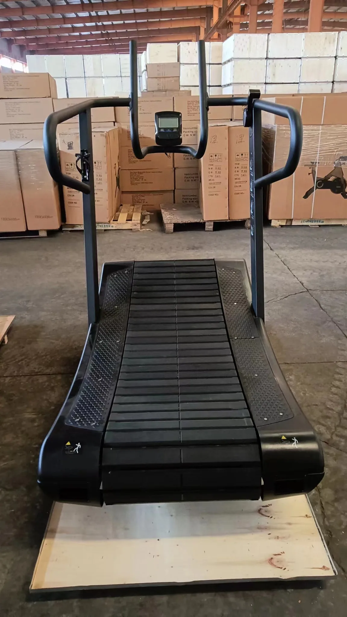 S New design Curved Treadmills Manual Curved Commercial indoor fitness treadmill