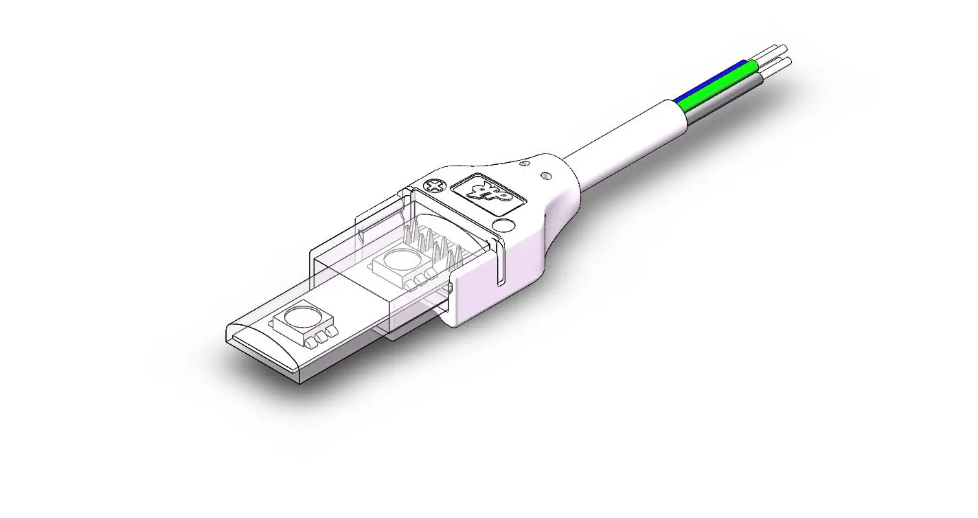 4 PIN Led connector for RGB Color 10mm 12mm led strip light IP20 IP65 led light