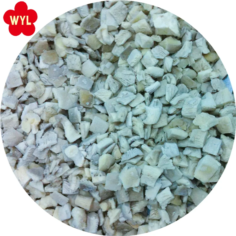  Grade A New Crop Iqf Frozen Mushroom Oyster Crumble Cut with Competitive