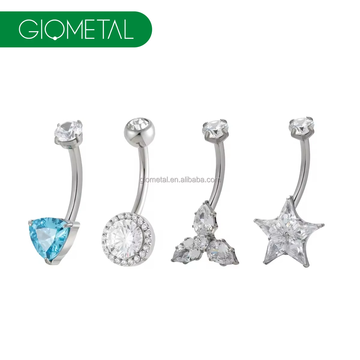 Giometal Новинка G23 титановый пирсинг с внутренней резьбой ювелирные изделия сексуальный пупок кольцо для женщин Daith тела оптом