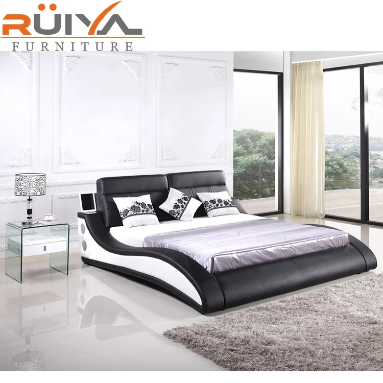 luxury upholstery high back tufted Burgundy double king size bed