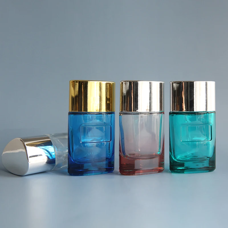 
50 Ml 100 Ml Cute Perfume Bottle Fashion, Low Moq Custom Made Blue Frost Oil Perfume Bottle! 