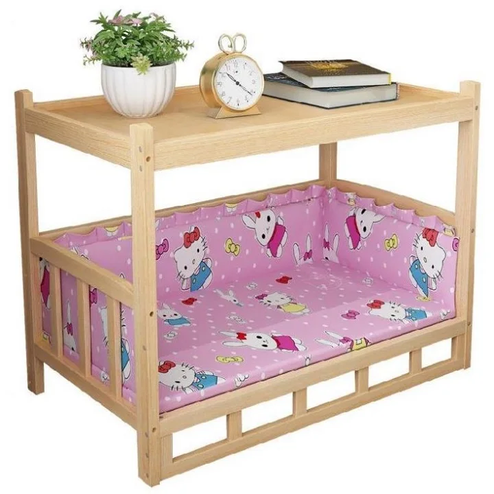 Dog Wholesale Comfortable Wood Pet Detachable House Four Seasons Universal Nest for Indoor