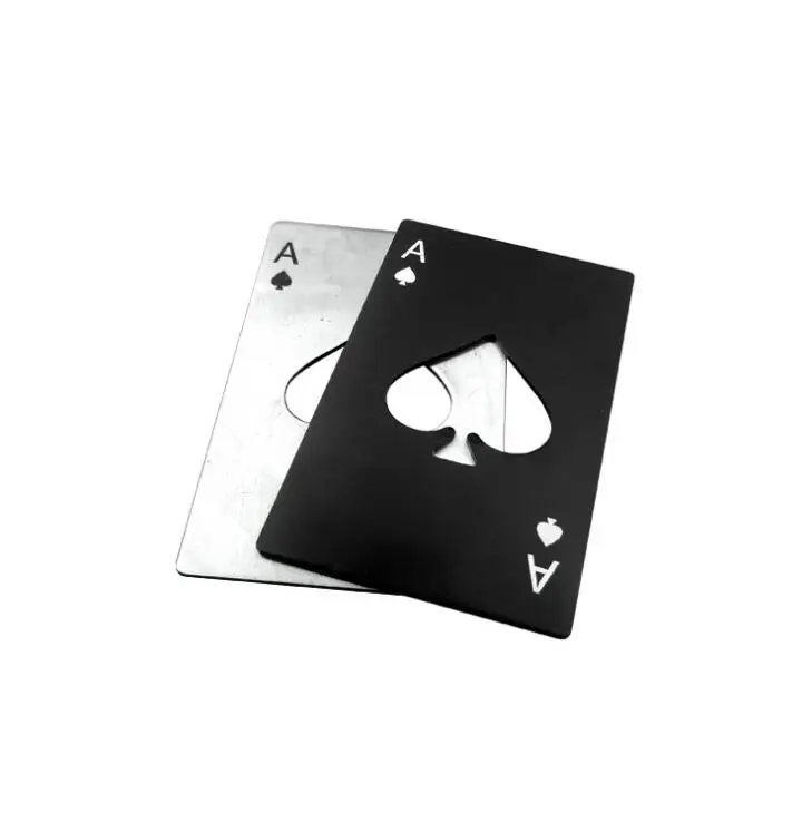 
stainless steel poker card beer bottle opener  (62353070760)