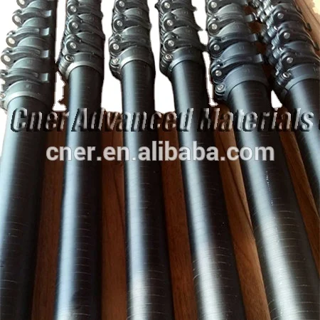 durable carbon fibre telescopic mast tripod/Multifunctional Camera Telescopic Pole With Flip Cam Lock Folding 10m 12m