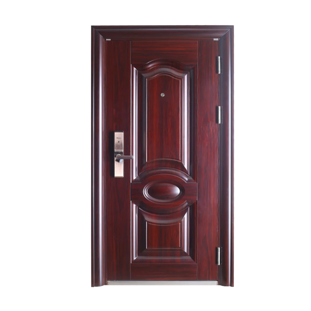 Cheapest Price Household Entrance Steel Door Modern Iron Gate Door Security Steel Door