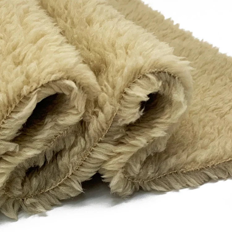 The Factory Produces Solid Color Wholesale Double-sided Brush Shu Velveteen Sherpa Fleece F